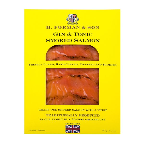 H. Forman & Son - Smoked Scottish Salmon, Gin and Tonic - 020711 4 oz (113 g) - Front