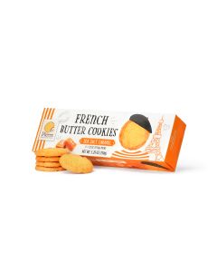 French Butter Cookies with Sea Salt Caramel