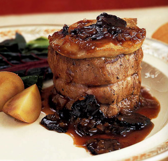Eiffel Tower Restaurant - When only the best will do for dinner - Rossini  Style Filet Mignon, Foie Gras, Truffle Sauce.